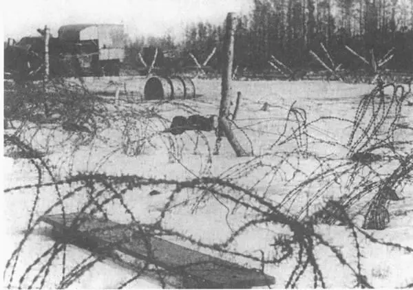 Немецкие укрепления северозападнее Серпухова Декабрь 1941 г Моряки 4го - фото 2