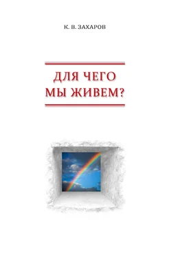 Константин Захаров Для чего мы живем? обложка книги
