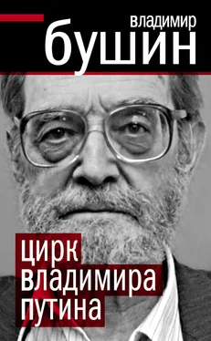 Владимир Бушин Цирк Владимира Путина обложка книги