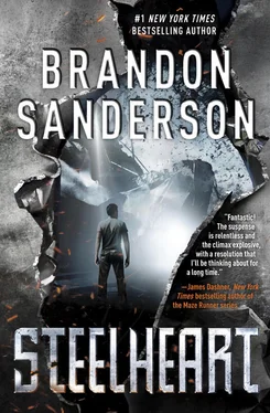 Brandon Sanderson Steelheart обложка книги