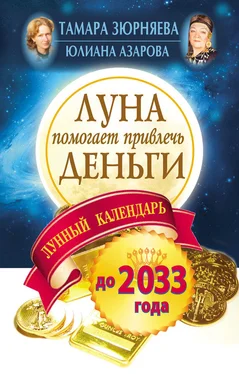 Тамара Зюрняева Луна помогает привлечь деньги. Лунный календарь на 20 лет обложка книги