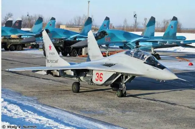 ФОТО Липецкий авиацентр МиГ29УБ регистрация RF92270 бортовой номер 36 - фото 26