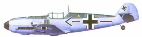 Bf 109E3 командира JG 1 подполковника Карла Шуммахера весна 1940 Bf 109Е4 - фото 35