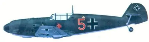 Bf 109Е лейтенанта Йозефа Бургенса из 2 JG 26 Одендорф сентябрь 1939 Bf - фото 48