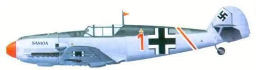 Bf 109Е1 комэска 2 JG 27 оберлейтенанта Герда Фрамма январь 1940 К концу - фото 50