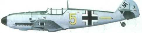 Bf 109E фельдфебеля ГАНСА Тройча из 6 JG 77 декабрь 1939 Bf 109D - фото 70