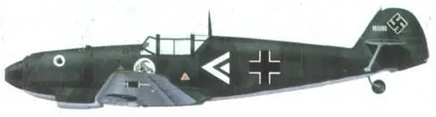 Bf 109D гауптмана Ханнеса Генцена из Jagdgruppe 102 IZG 2 октябрь 1939 - фото 71