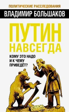 Владимир Большаков Путин навсегда. Кому это надо и к чему приведет? обложка книги