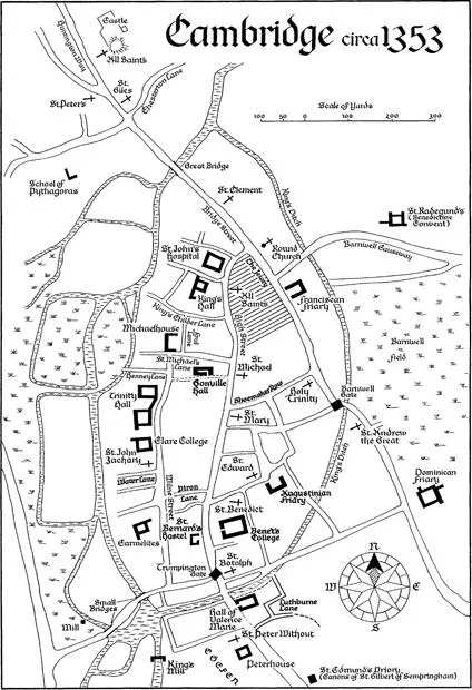 Prologue Cambridge January 1349 A SILVER MOON SLANTED ITS BRIGHTNESS INTO - фото 1