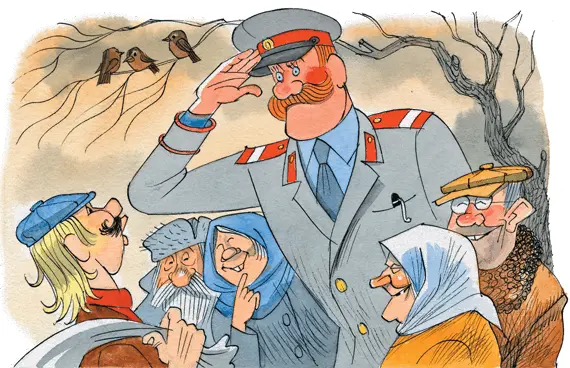 Нет но это куда же Пройдёмте пройдёмте повторил милиционер и уже - фото 14