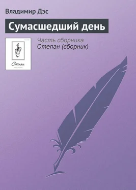 Владимир Дэс Сумасшедший день обложка книги