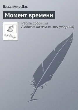 Владимир Дэс Момент времени обложка книги