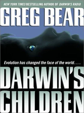 Greg Bear Darwin's Children обложка книги