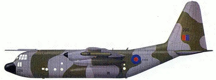 Военнотранспортный самолет Локхид Геркулес CMk1P регистрационный номер - фото 133