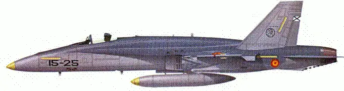 Истребительбомбардировщик МакдоннеллДуглас KF18B Хорнет борювой номер - фото 136