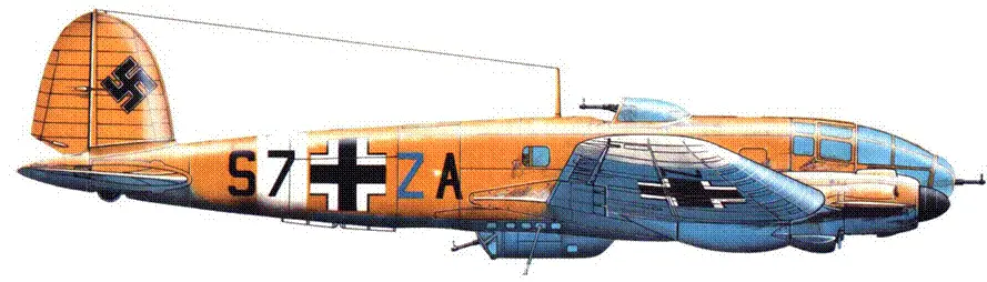Не 111Н6 штаба StG3 Северная Африка 1941 г He 111Н3 Словацких ВВС - фото 97