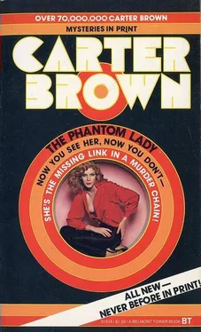 Картер Браун Леди-призрак обложка книги
