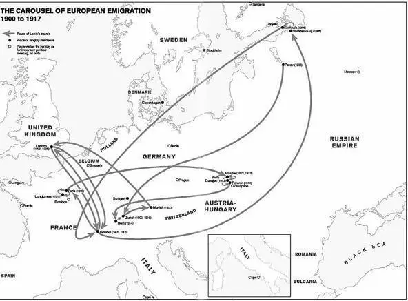 2 The carousel of European emigration 1900 to 1917 3 Return from Zurich to - фото 2