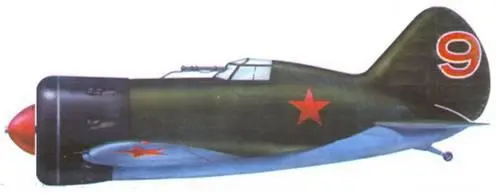 И16 тип 5 одного из подразделений ВВС Балтийского флота 19391940 гг - фото 163