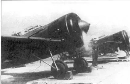 И16 тип 5 одного из авиаполков ВВС военноморского флота снимок 1939 г - фото 30