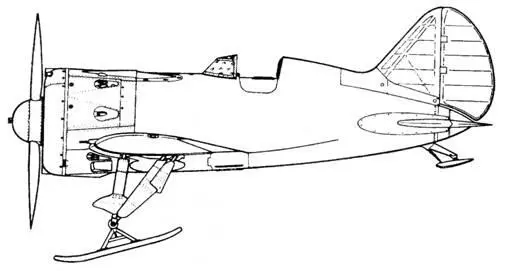 И16 тип 18 с двигателем М62 и лыжным шасси И16 тип 24 с радиостанцией и - фото 83