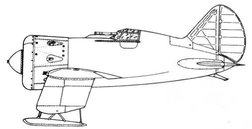И16 тип 11 штурмовая версия Разрез носовой части И16 тип 4 И16В с - фото 93