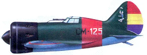И16 тип 5 с бортовым идентификационным кодом СМ125 из 4й эскадрильи На - фото 51
