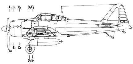 A6M3 Model 32 один из первых трех экземпляров с пушками Тип 99 модель 1 Мк 3 с - фото 106