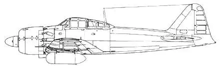A6M5b Model 52b под крыльями 150литровые топливные баки A6M5b Model 52b с - фото 124
