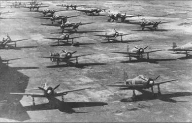 Самолеты 302го ночного кокутай авиабаза Лиуги начало 1945 г Па вооружении - фото 163