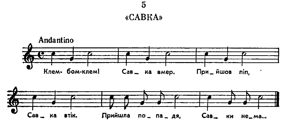 Клембомклем Савка вмер Прийшов піп Савка втік Прийшла попадя Савки - фото 36