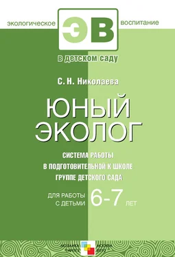 Светлана Николаева Юный эколог. Система работы в подготовительной к школе группе детского сада. Для работы с детьми 6-7 лет обложка книги