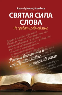 Василий Ирзабеков Святая сила слова. Не предать родной язык обложка книги