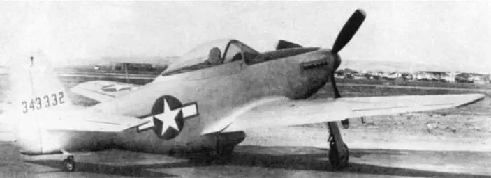 Первый облегченный Мустанг XP51F sn 4343332 с удлиненным обтекаемым - фото 180