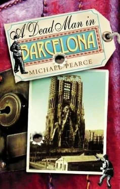 Michael Pearce A dead man of Barcelona обложка книги