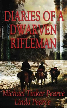 Michael Pearce Diaries of a Dwarven Rifleman обложка книги