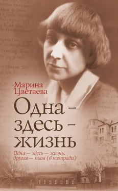 Марина Цветаева Одна – здесь – жизнь обложка книги