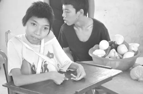 Boys in a classroom Friendship Village George heard stories about veterans - фото 3
