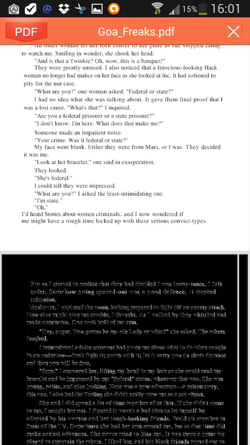 Режима Text Reflow у программы вообще нет а есть лишь натуральный вид PDF - фото 52