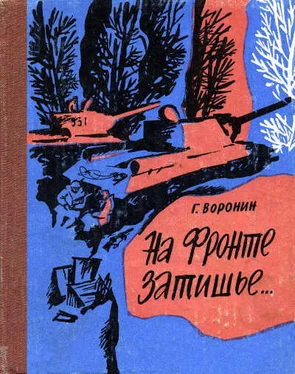 Геннадий Воронин На фронте затишье… обложка книги