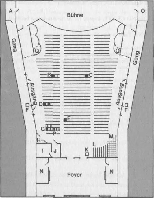 ERLÄUTERUNGEN ZUM PLAN DES RÖMISCHEN THEATERS A Umkleideräume der - фото 1