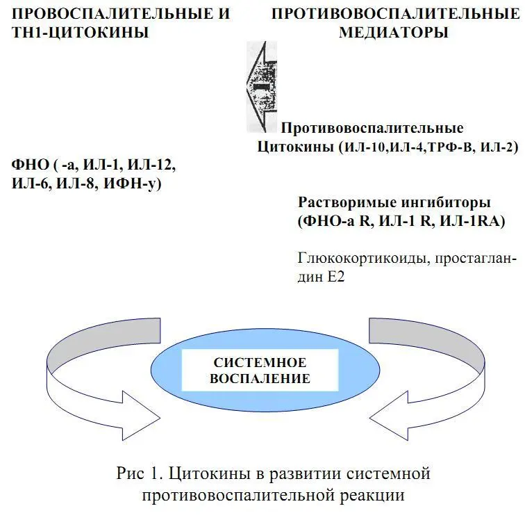 При сбалансированном течении CARS подавляет системную воспалительную реакцию и - фото 8