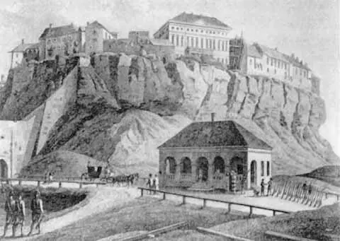 Вид Ревельской крепости Гравюра ФБ Лорье по рисунку Л Кленце 1832 г с - фото 10