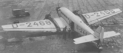 Пассажирский Ju 523me компании Дойче Люфтганза 1933 г Еще один штучный - фото 6