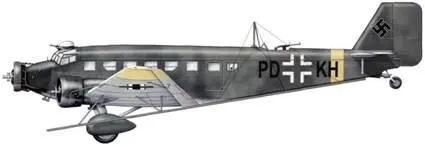 Тральщик Ju 523mg7eMS из группы MSGrl аэродром Будаорс Венгрия лето 1944 - фото 68