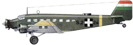 Ju 523mg14e из эскадрильи 1021 венгерских ВВС середина 1944 г - фото 69