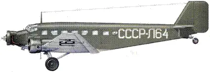 Ю52 Туркменского управления ГВФ Ашхабад 1947 г Ju 523mg7e Технический - фото 72