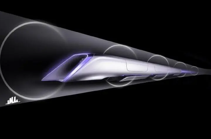Hyperloop замкнутая в петлю магистраль из поднятой над землёй полой стальной - фото 73