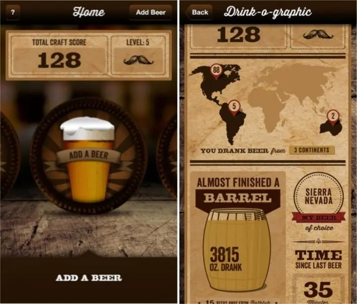 Именно это позволяет сделать бесплатное приложение Beer Huntдля iOS Грубо - фото 108