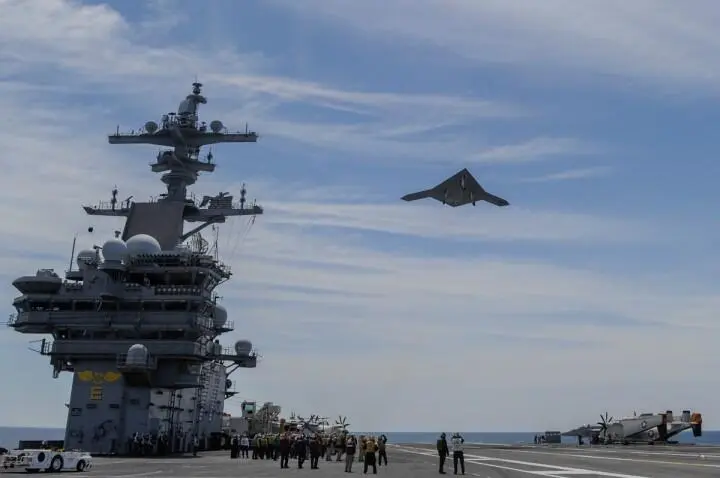 Это X47B но синхронно с американцами фото новейшего дрона кстати здорово - фото 61